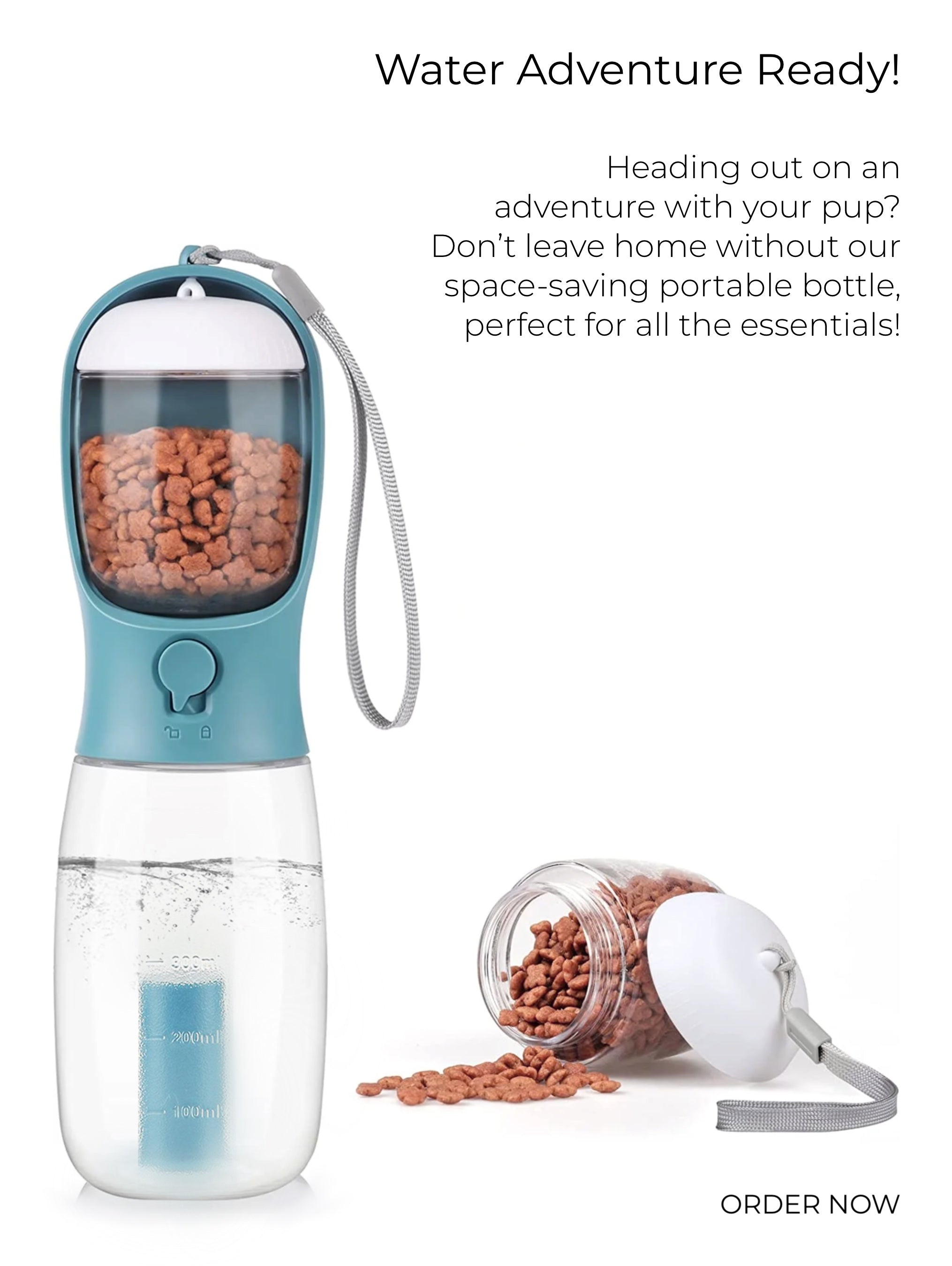 3 in 1 Pet Portable Water Bottle